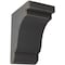 Ekena Millwork 5 1/4"W x 7 1/4"D x 9 1/2"H Bedford Wood Vintage Decor Bracket, Black BKTWD05X07X10BEBL - alternate 1